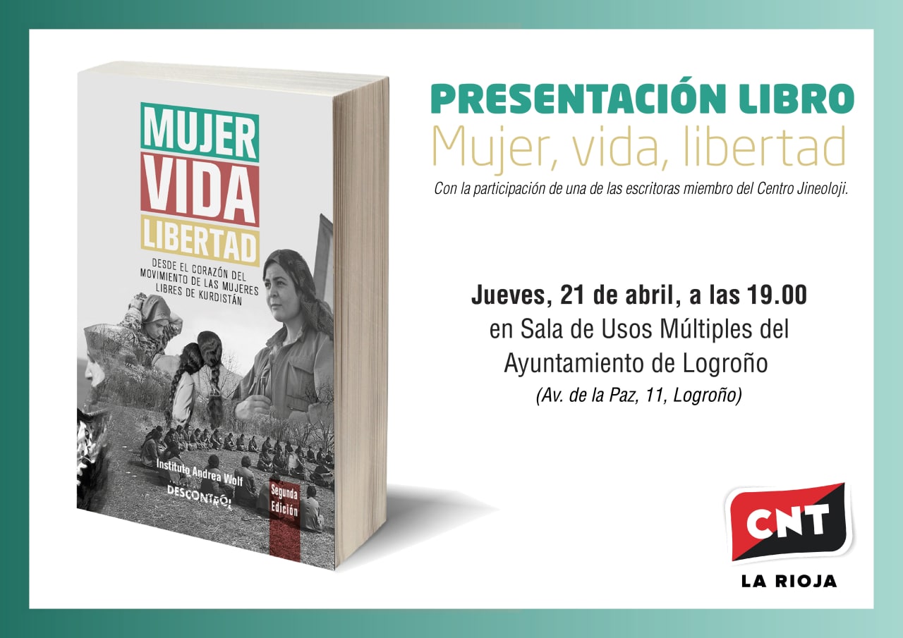 Presentación del libro «Mujer, vida, libertad» el 21 de abril
