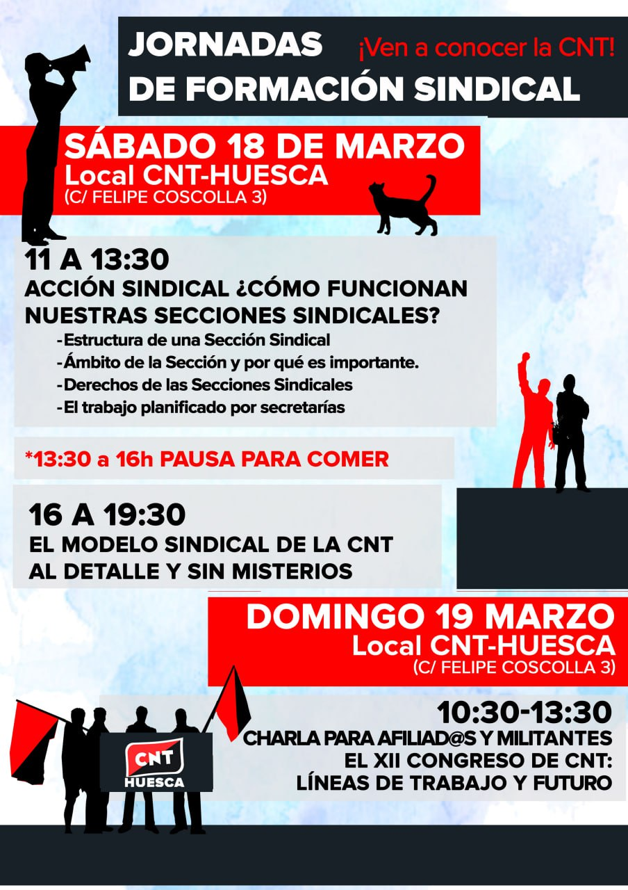 Jornadas de formación sindical (Huesca)