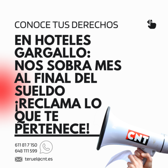 Hoteles Gargallo paga por debajo del SMI: conoce tus derechos y reclama