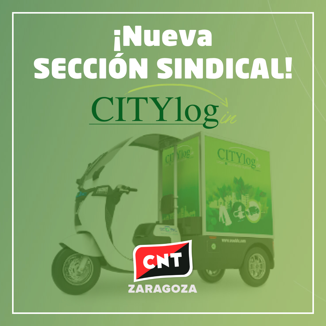 CNT Zaragoza constituye Sección Sindical en CITYlogin, empresa de reparto de AMAZON