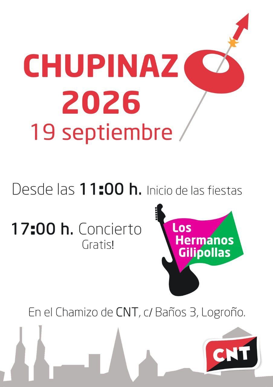 ¡Ven a celebrar el Chupinazo 2026 en CNT La Rioja!