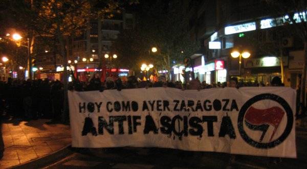 [CNT-Zaragoza] Grupos neonazis en los barrios y represión a antifascistas