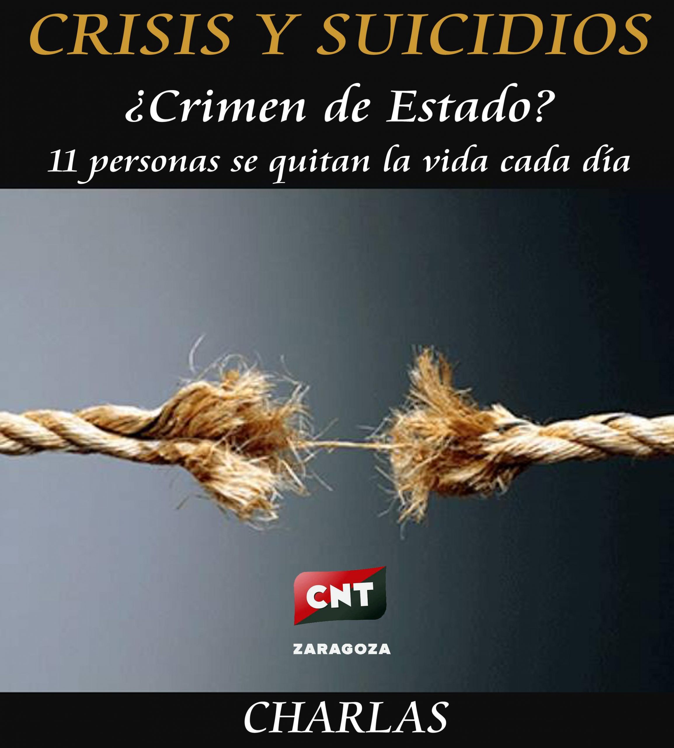 [CNT-Zaragoza] Crónica charlas «crisis y suicidios»