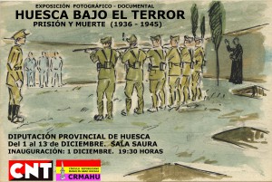 Cartel Exposición Fusilados Huesca