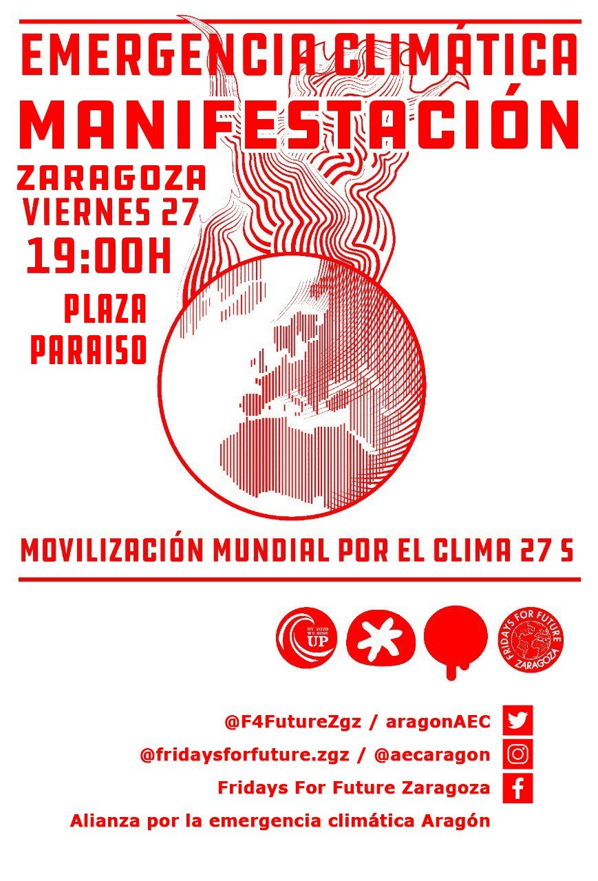 [CNT-Zgz] Viernes 27: La lucha «por el clima» es la lucha contra el capitalismo.
