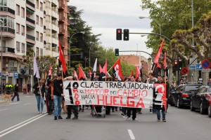 Manifestación 1 mayo 2015 en Logroño