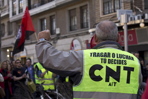 [CNT-Zaragoza] Manifestación Sector Limpieza: Un convenio que se queda corto